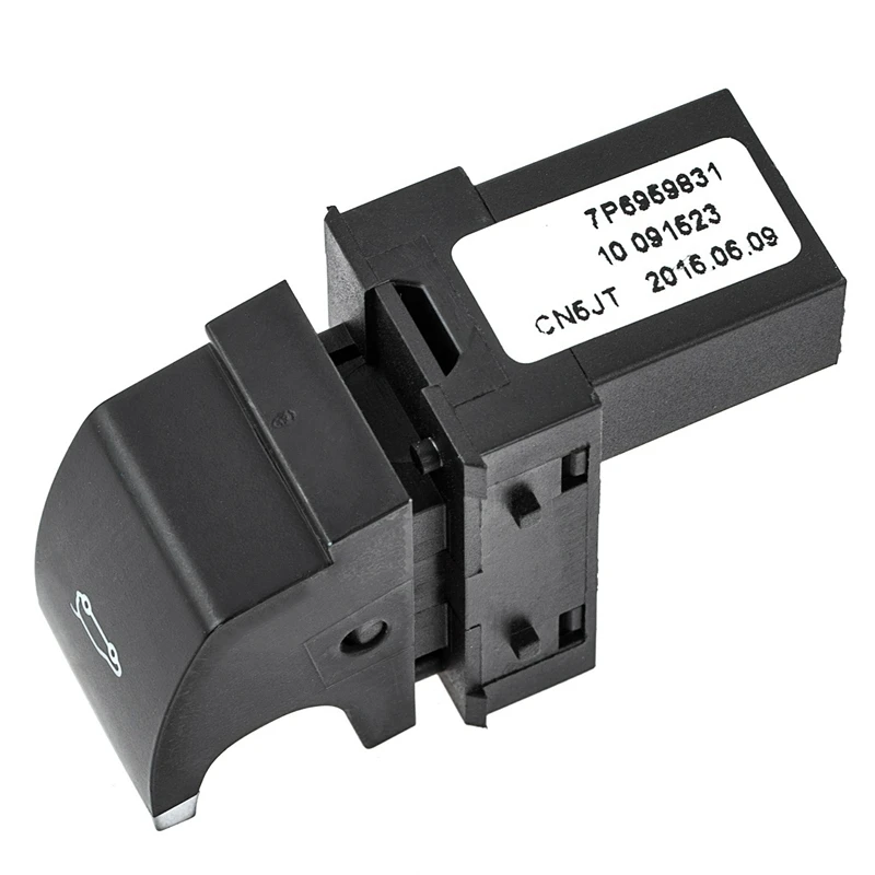 Tronco Interruptor para Volkswagen Touareg 7P 2011-2018, Tampa do Compartimento de Bagagem, Botão de Lançamento, 7P6959831