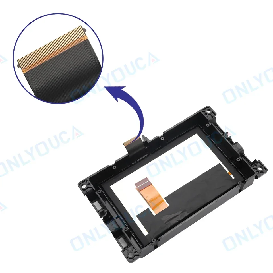 

7 inch 50 Pins Touch Screen LCD Display With Frame For Jeep Compass Original TDO-WXGA0700K00057-V1 TDO-WXGA0700K00033-V2