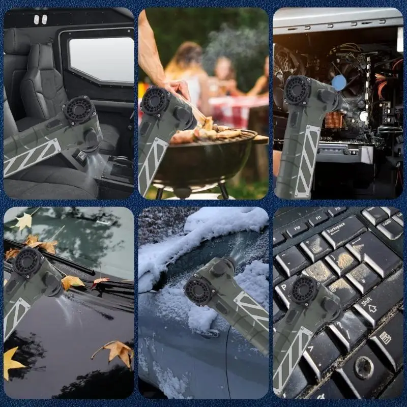 U4LA 110000 دورة في الدقيقة مروحة نفاثة لاسلكية منفاخ قابلة للشحن منفاخ الهواء الجاف منفاخ الهواء الكهربائي القوي تعديل السرعة