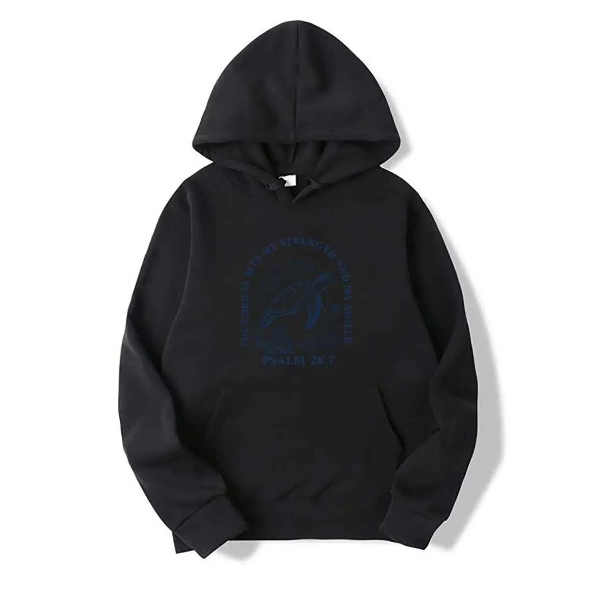 The Lord Is My Strength And My Shield Turtle Psalm 28 7 Autumn and winter new men's and women's hooded sweatshirts