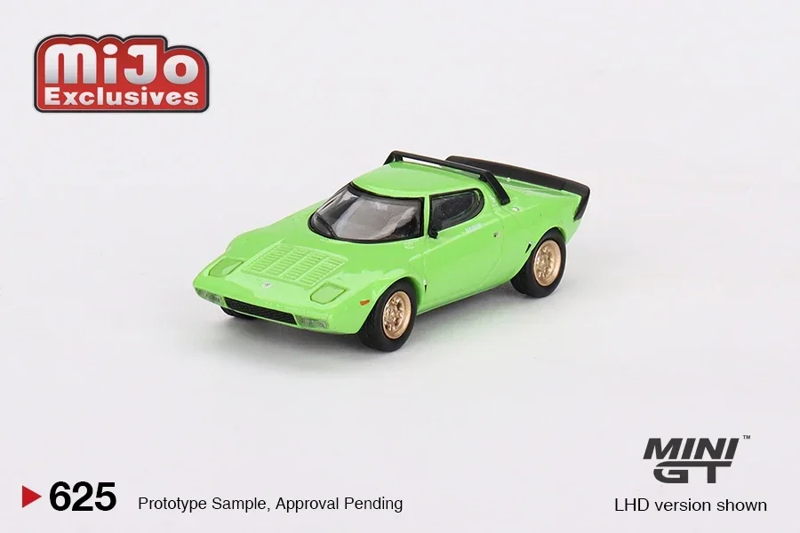 MINI GT Mijo Exclusive 1:64 Lancia Stratos HF Stradale Verde Chiaro Green Model Car