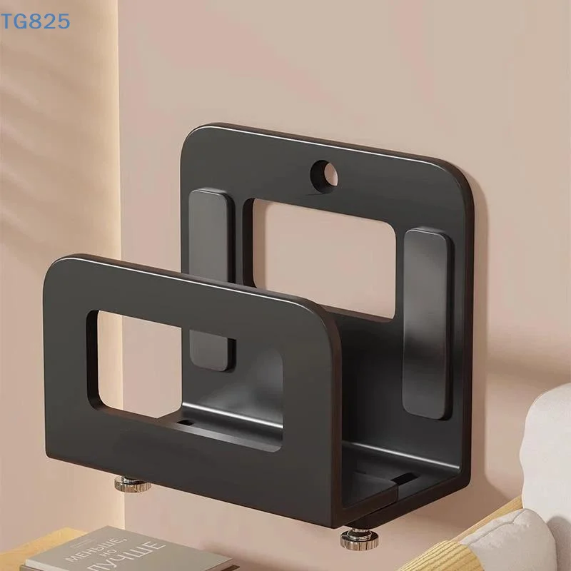 【AN】1Pc Adjustable Small Device Wall Mount Holder For Router Modem TV Box And Other Media Players