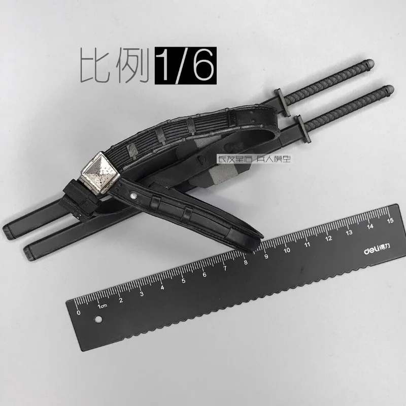 3A Threezero 1/6 Scale Back Mounted Weapon Knife Sword Model 12''