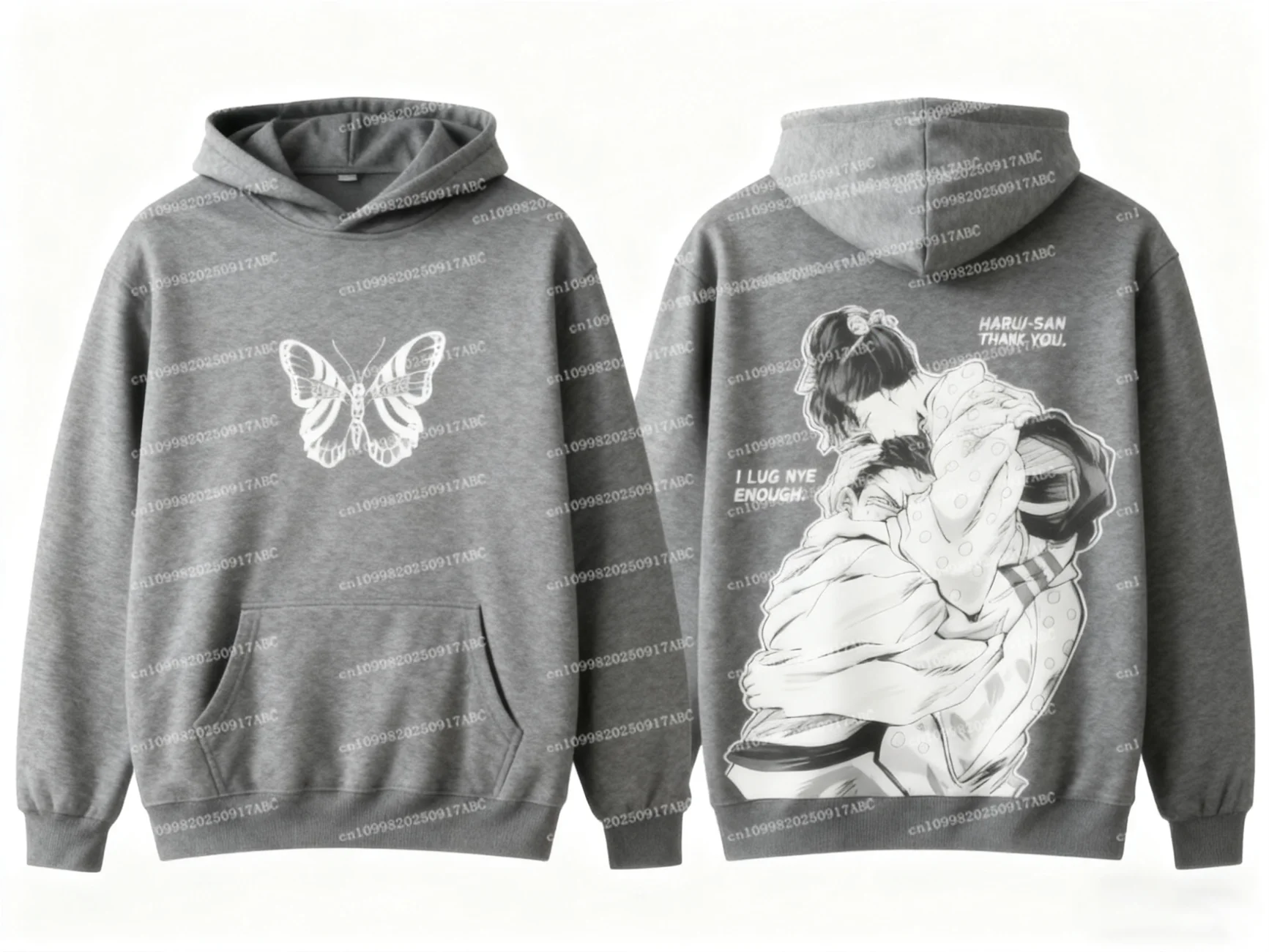 جديد طفل هوديي الأعلى anga شيطان القاتل قلنسوة من القطن Akaza Koyuki غسلها المتضخم طفل هوديي الرجال ملابس النساء هوديي الملابس