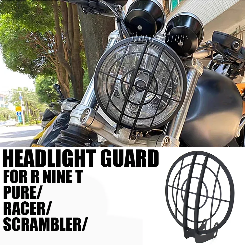 

Modification Accessories Headlight Grille Cover Protection HeadLamp Guard For R NINET Scrambler R NINE T Pure RnineT Racer R9T