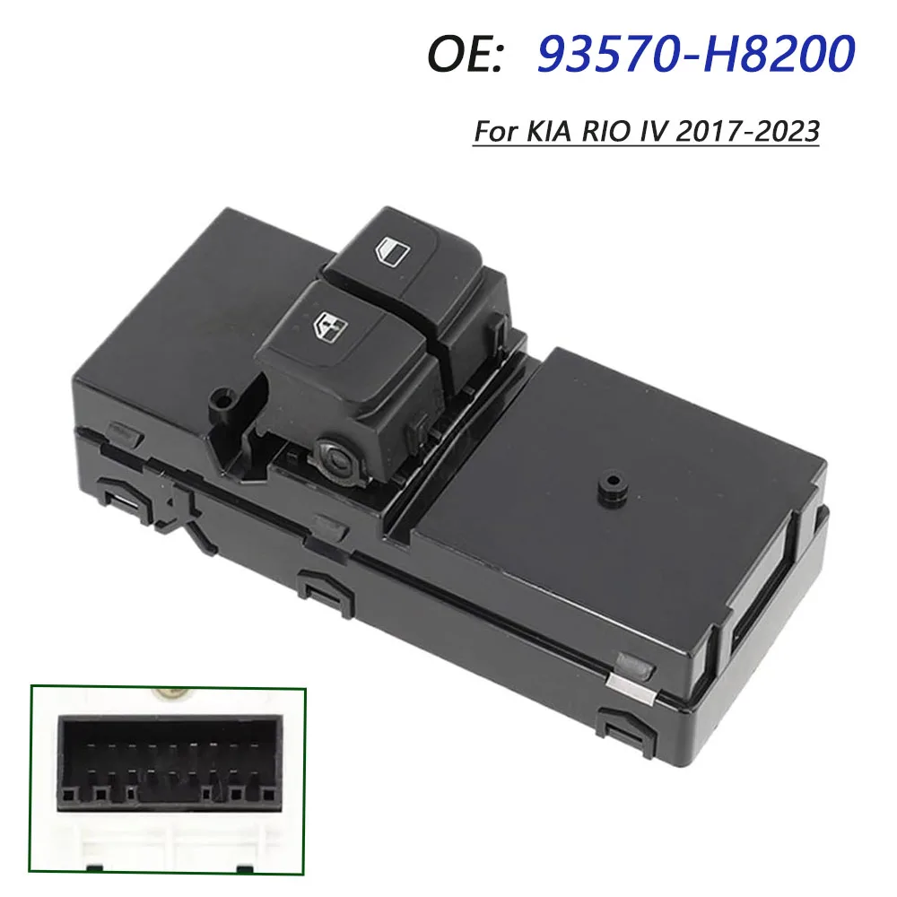 

Передняя левая сторона Dreiver, кнопка включения стеклоподъемника для KIA RIO IV 2017 2018 2019 2020 2021 2022 2023 93570-H8200 93570H8200