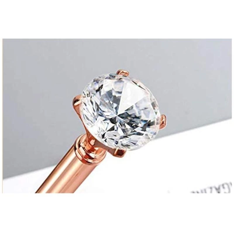 W89C高品質のクリスタルダイヤモンドハットモデルビジネスオフィススクールステーショナリーペン