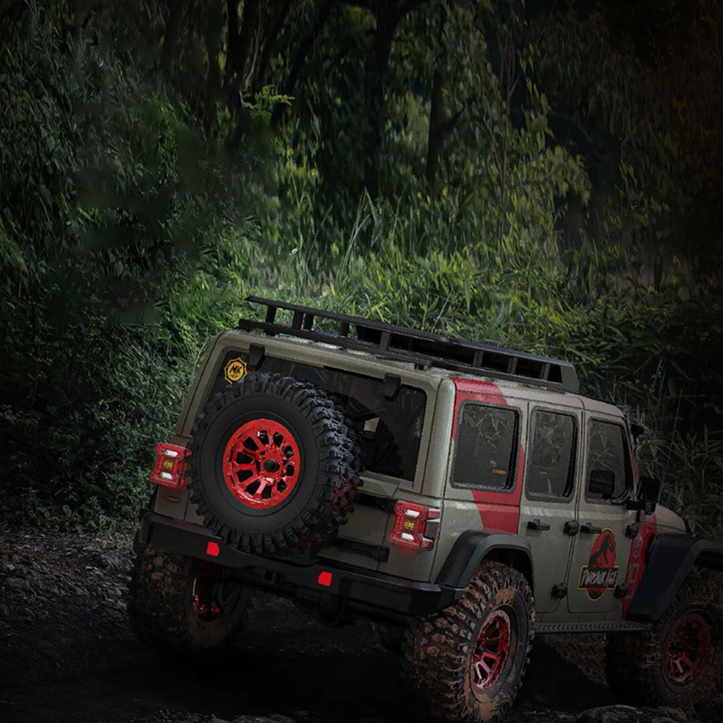1:7 MK07 RC Jurassic coche de escalada todoterreno sin escobillas con alta y baja velocidad ​ ​ Modelo de simulación de bloqueo diferencial delantero y trasero