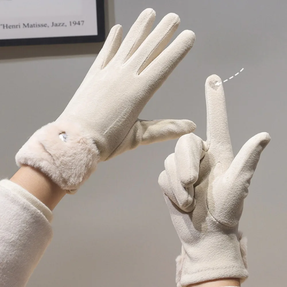 2024, зимние перчатки с сенсорным экраном, теплые перчатки с сенсорным экраном и полным пальцем, лыжные перчатки для спорта на открытом воздухе