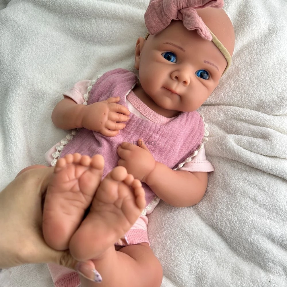 20 polegadas de cura de silicone renascido bebê menina Bettie boneca suave realista lavável para pessoas solitárias presente de Natal