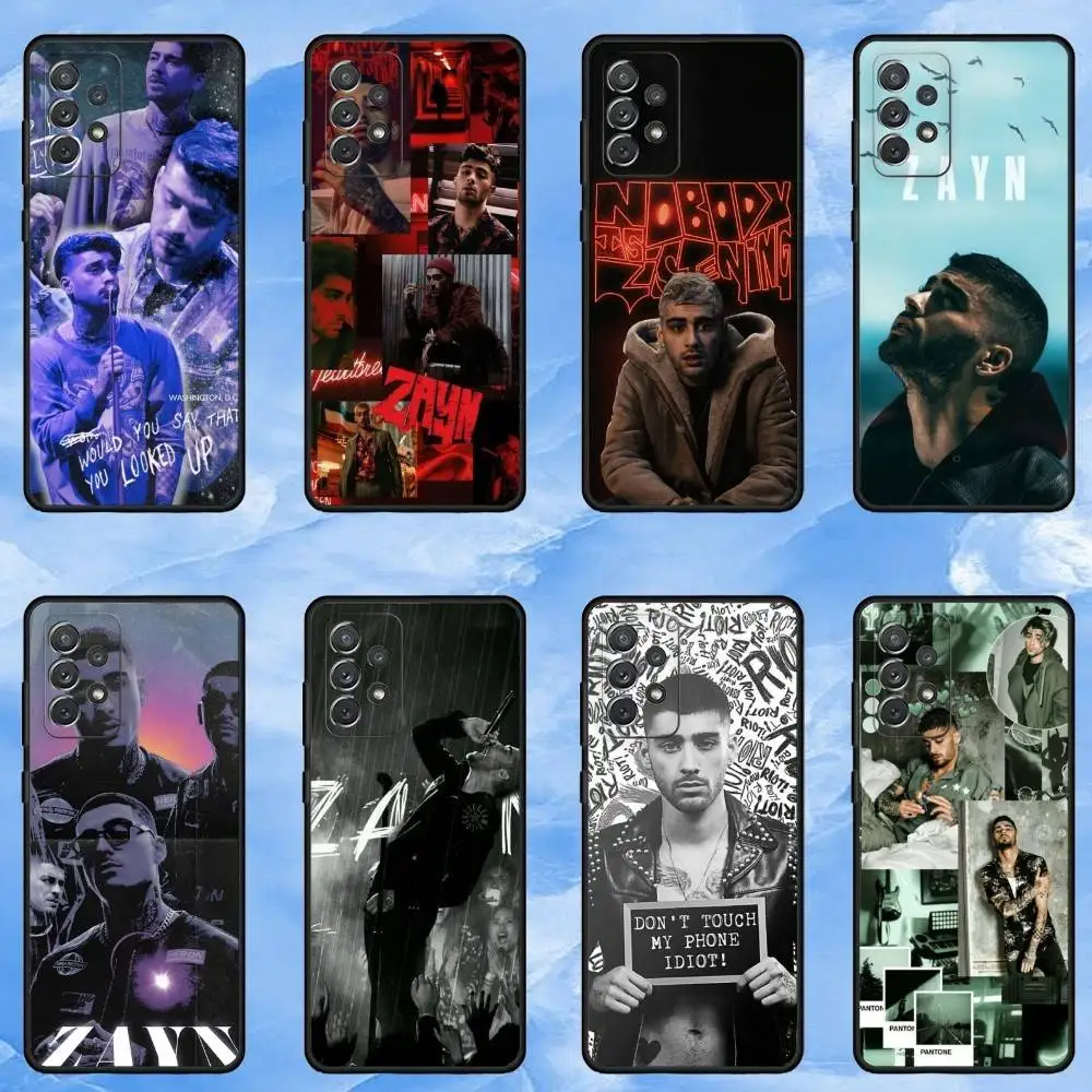 

Singer Z-Zayn M-Malik Phone Case For Samsung Galaxy A73,A72,A71,A70,A53,A52,A51,Soft Silicone Black Cover
