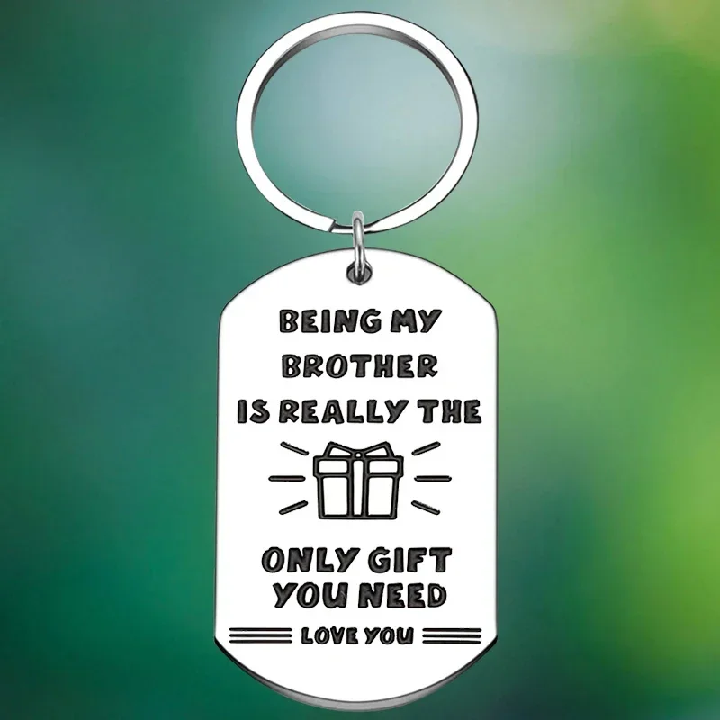 Big Brother Gift Keychain Little Brother Brothers in Law Key Chain Pendant Best Friend Anniversary Gift