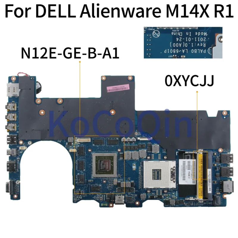 

FOR DELL Alienware M14x Motherboard Test 100% OK 0XYCJJ XYCJJ