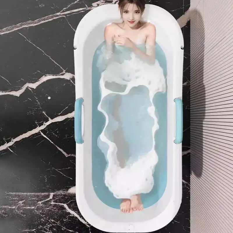 

Folding Portable Bathtubs for Adult Full Body Ice Bath Spa Bathtub Large A Swimming Pool Household Thickened Bath Bucket