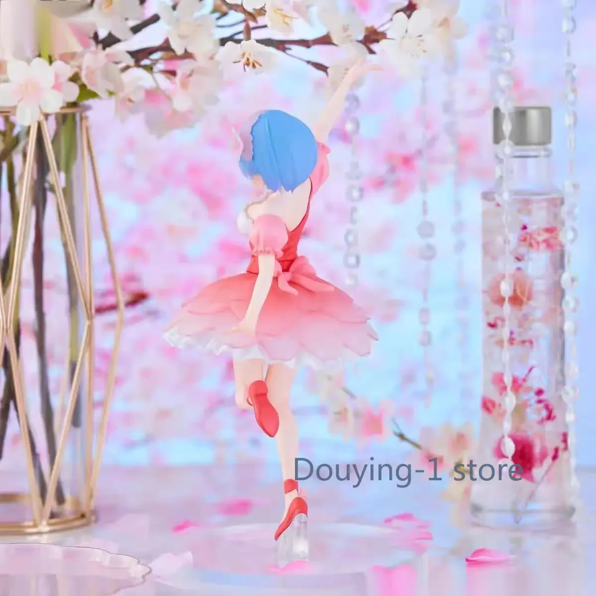 Originale Originale Trrio-Try-iT Figura REM Cherry Blossom Action Figure Modello Animale Orecchio Costume Premio Figura