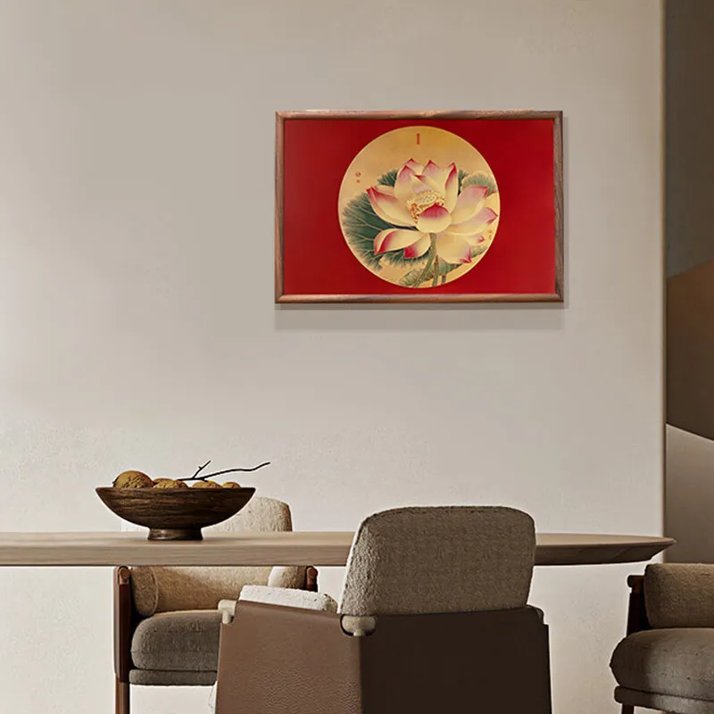 Electric Meter Box Brass Painting Restaurant New Chinese Style Weak Current Box Shading Hanging Movable Handmade