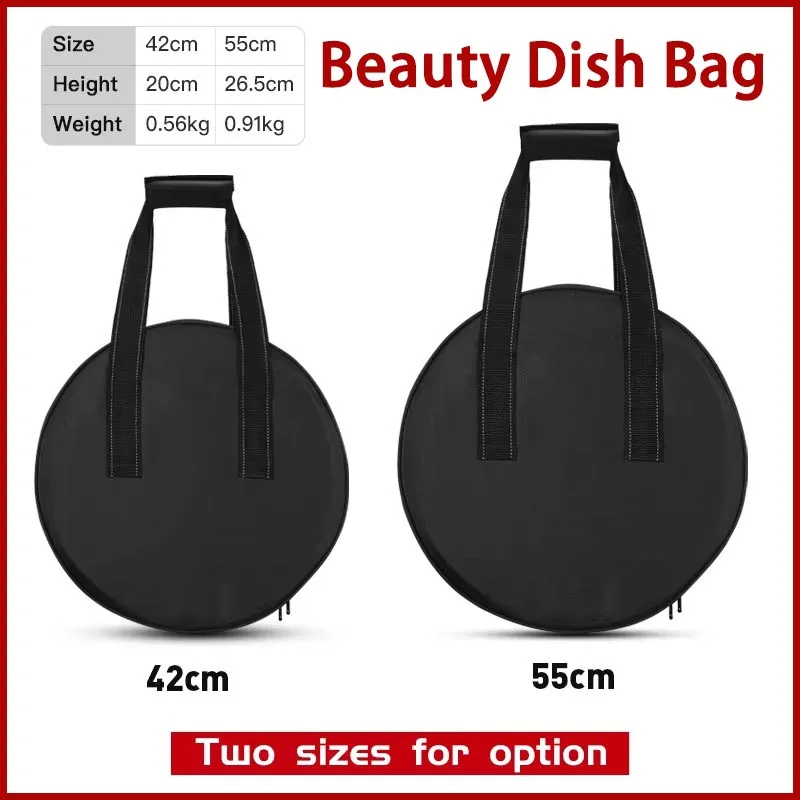 Сумка Soonpho для Beauty Dish с креплением Bowens, 30 см, 42 см, 55 см, портативная сумка для фотооборудования, сумка для Beauty Dish для фотосъемки.