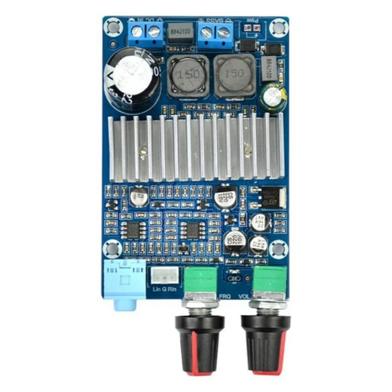 PQWN! TPA3116 Subwoofer Amplifier Board 100W Bass Output DC12-24V Digital Small Power Amplifiers Video Audio Accessories