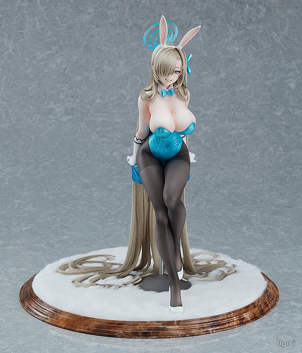 

2CM Anime Game Blue Archive Ichinose Asuna Figure Bunny Girl Dress Sexy Animation Model Toys GiftsDecoration Ornaments PVC