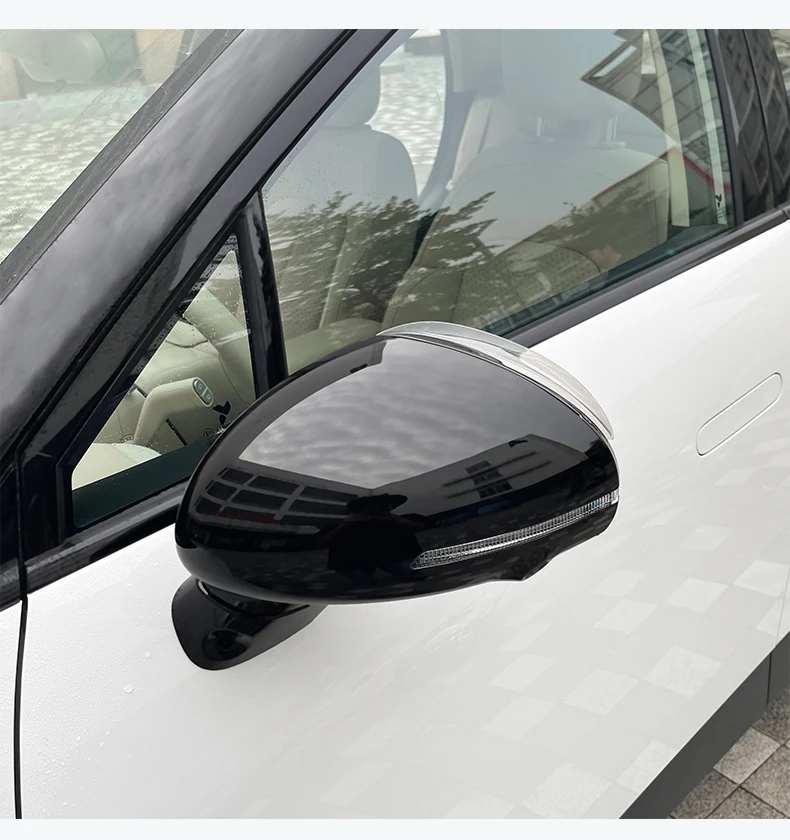 ل Nio اليراع سيارة مرآة الرؤية الخلفية المطر الحاجب قناع شفاف الرؤية الخلفية الجانب الثلوج الشمس قناع غطاء للمطر مرآة الملحقات #4
