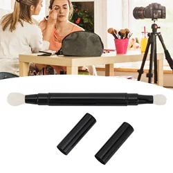 Retractable Makeup Brush Dual Ended Soft Wool Hair Portable Shadow Brush For Travel Outdoor