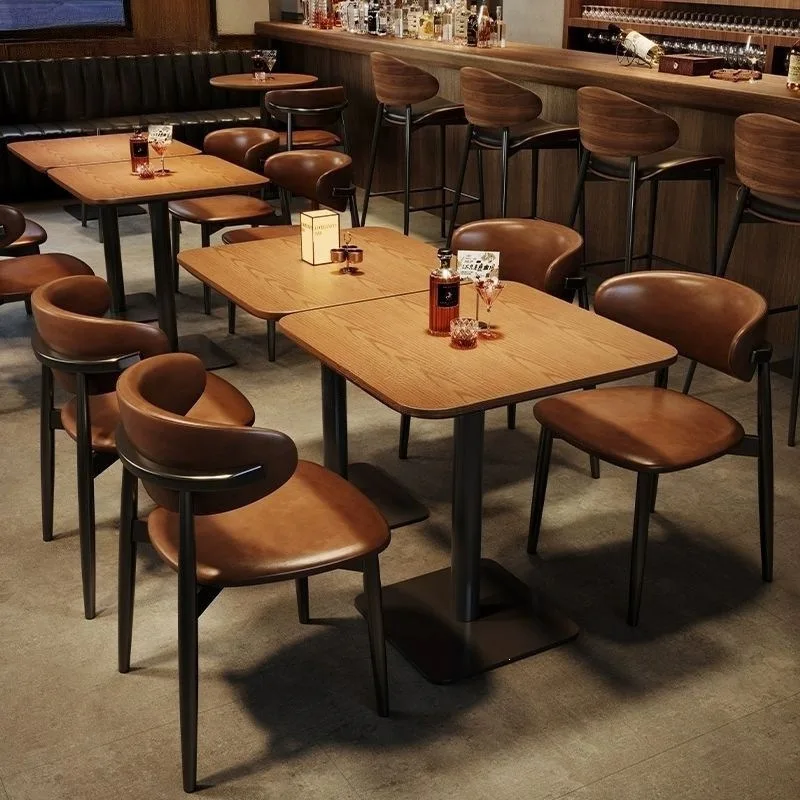 Tavern tables and chairs, Western restaurant dining tables and chairs combined, music bar bar café, milk tea shop tables, chairs
