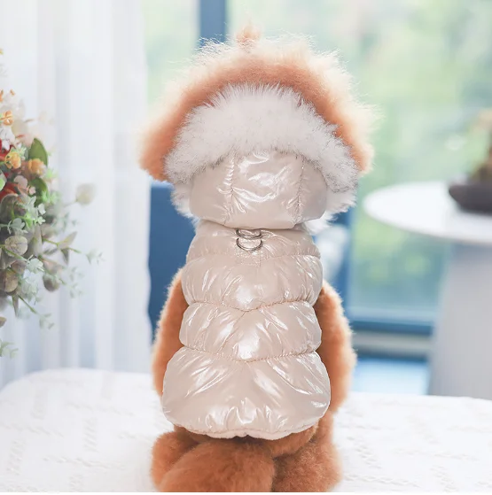 High Quality Pet Clothes Dog Puffer Coat Winter Fashion Thicker Warm Dog Cat Hoodie Jacket Clothing