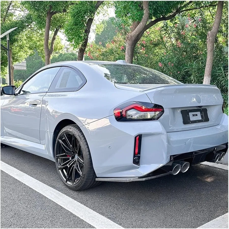 Compatibile per BMW Serie 2 M2 G87 2023+ Auto Paraurti Posteriore Labbro Posteriore Angolo Wrap Spoiler Modifica Esterna Auto Modifica Esterna