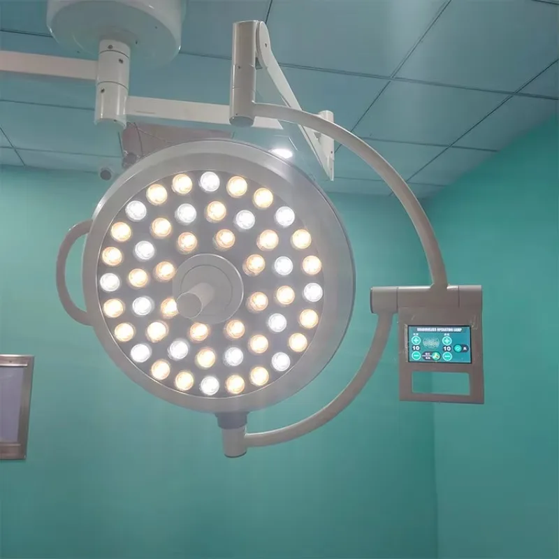 

LED Medical Hospital Shadowless Surgical Operating Lamp Theatre Light Veterinary Equipment Ceiling Mounted Lamp