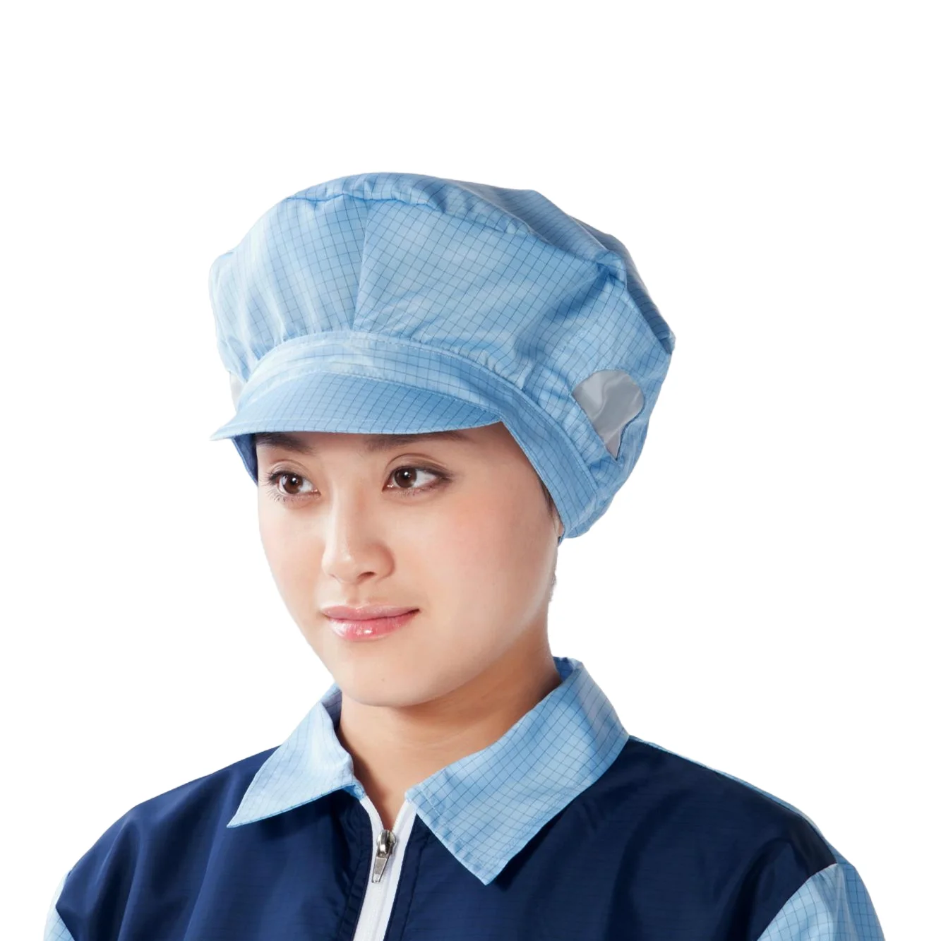 20PCS Breathable Clean Room Dust Free Polyester Factory Price Antistatic Cap ESD Cleanroom Hat Anti-static Work Cap