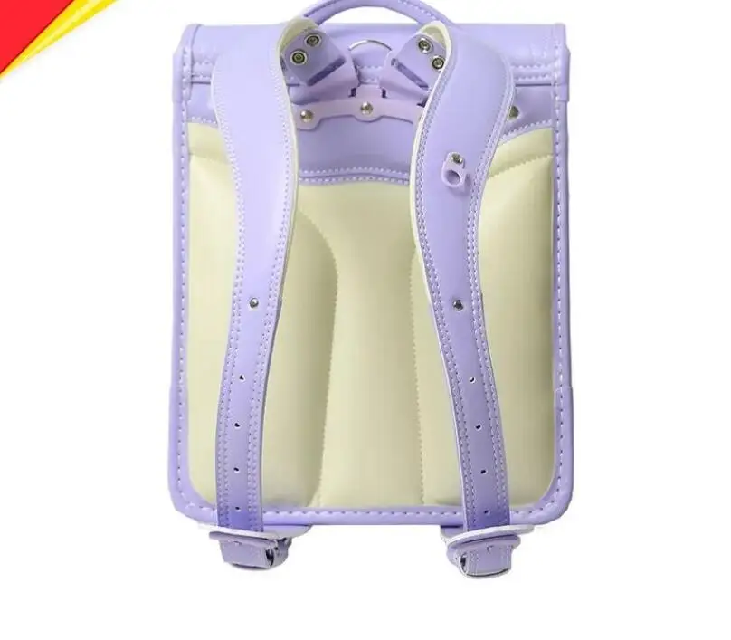 Japanischer Stil Schul rucksack für Mädchen randoseru Rucksack automatische Tasche japanische Schult asche Stickerei Pu Bücher tasche für Mädchen