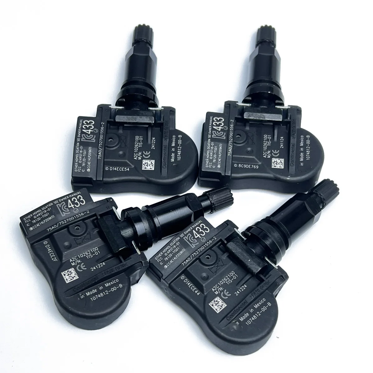 Für Tesla Model 3 Modell Y Modell S X 2017 2018 2019 2020 2021 Tpms Sensor Monitor 433 MHz 107481200 B