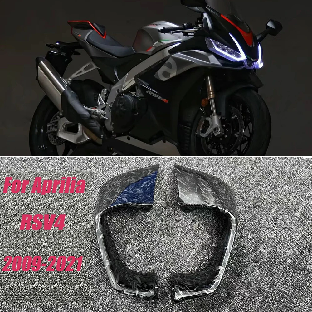 

Motorcycle Accessories ABS Winglets Fixed Wind Wing Air Deflectors Fairing For Aprilia RSV4 rsv4 2009 - 2021