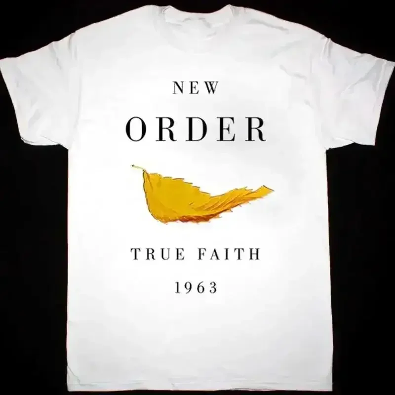 New Order True Faith White T Shirt For Fans