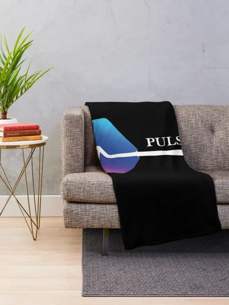 PulseChain PLS Crypto Cryptocurrency HEX Staker Logo Throw Blanket Hairys Flannels anime Blankets