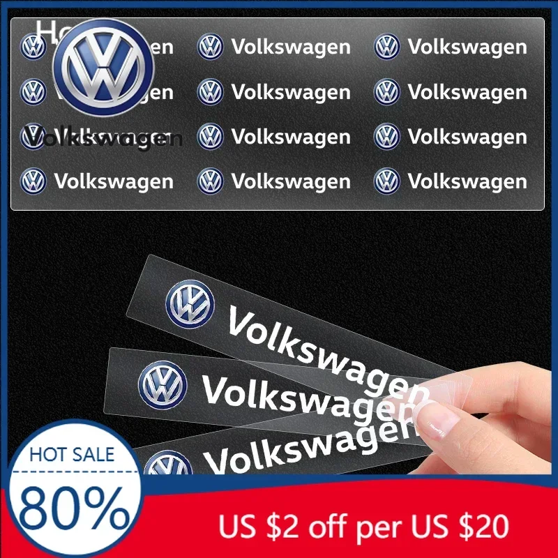 

For Volkswagen VW Car Random post Sticker Steering Wheel Decal Interior Decoration For Volkswagen VW Scirocco Jetta Beetle Golf