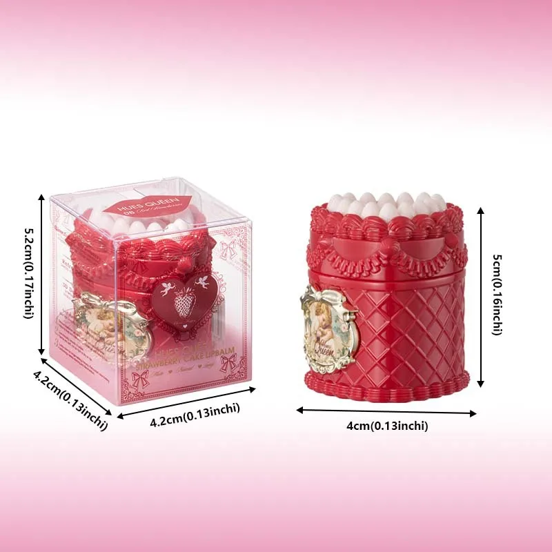 Strawberry Cake Velvet Lip Gloss Non-stick Cup Long Lasting Matte Lip Mud