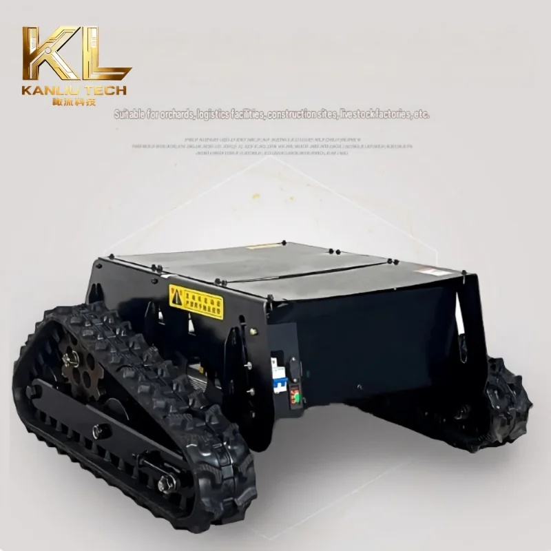 Small Dual Motor Remote Control Tracked Chassis Assembly Agricultural Construction Orchard Climbing Transport Vehicle