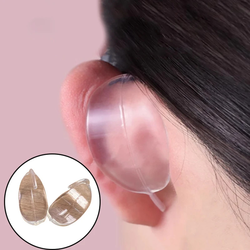 2 Box/4pc Elf Earhook V-Face Wearable Ear Stand Reusable Strong Support Fixed Invisible Earrings Protruding Prominent Correction