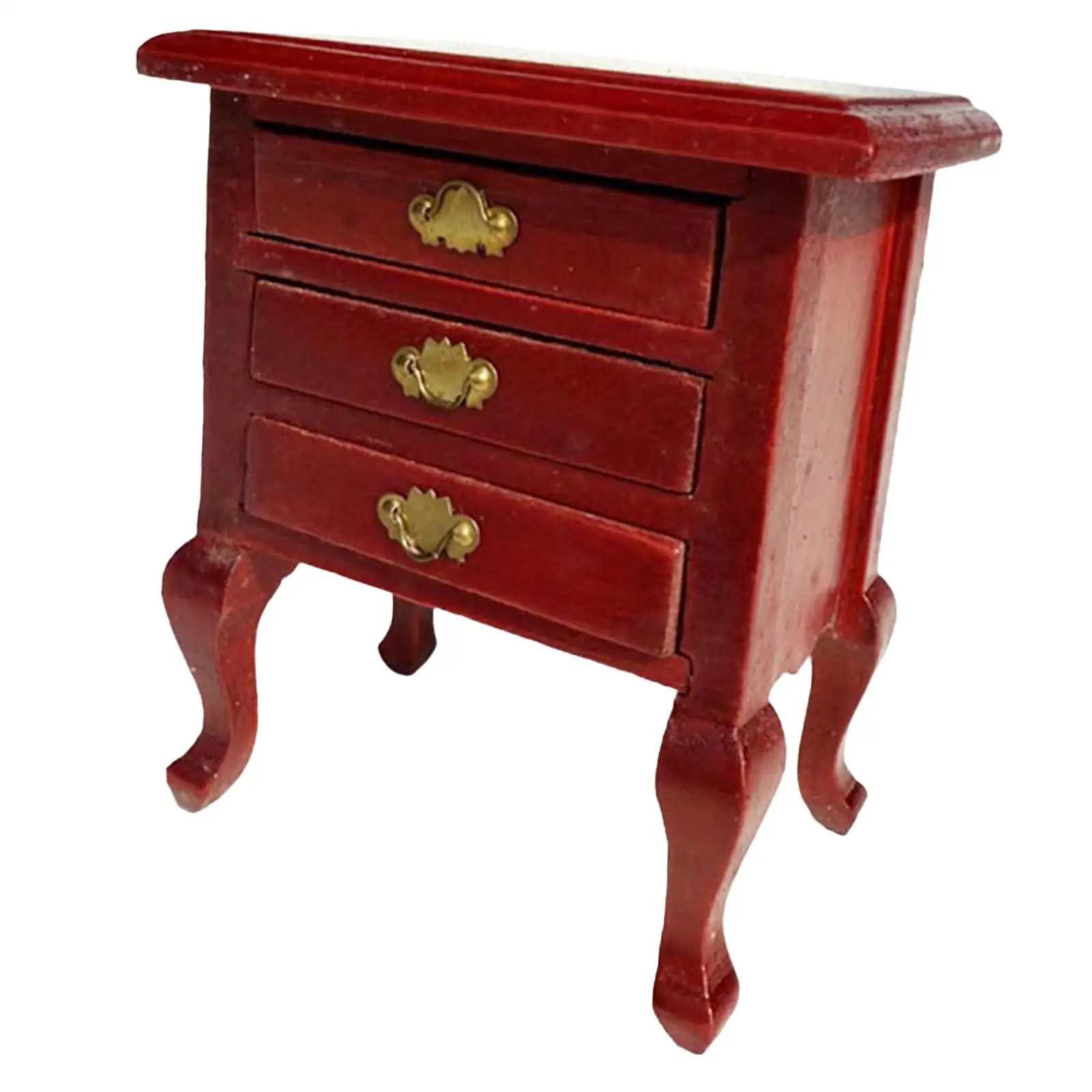 Mini Table de chevet meubles de maison de poupée accessoires de maison de poupée 1:12 Table de nuit pour Micro paysage maison de poupée décor Accs