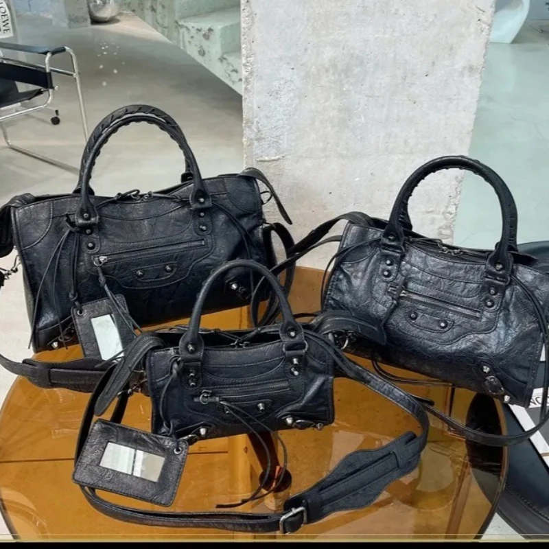 City Motorcycle Shoulder Bag Tote Bag for Women Luxury Designer 2026 Autumn and Winter handbag crossbody Large Capacity