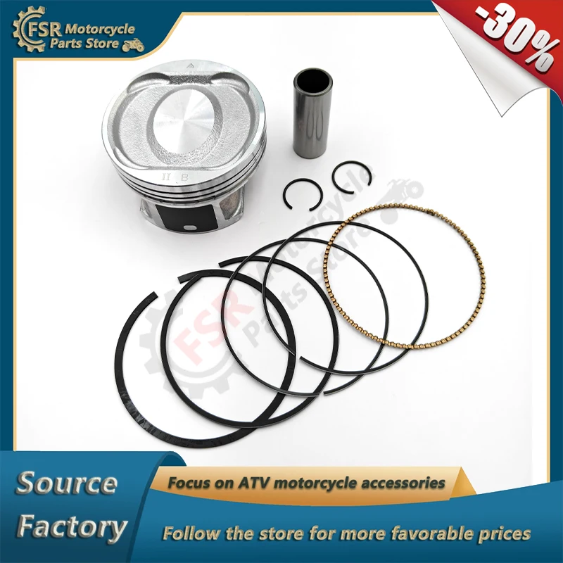 

Piston Kit 2,Fits CFMOTO ATV CF600AU CF600ATR CF600UTR ENGINE 191S -A/-U6,P/N:0GS0-040001-00022,PISTON RING ASSY PIN CIRCLIP
