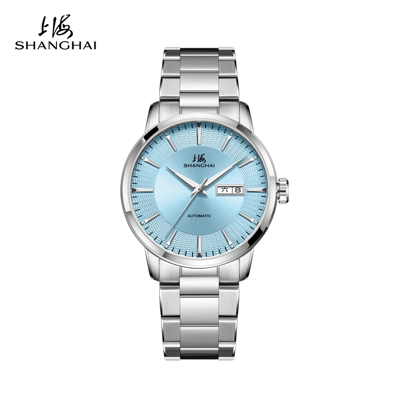 

Shanghai Men's Watch Mountain River Automatic Mechanical Watch Classic Original Luxury Watch Stainless Steel Sapphire Watch 3113