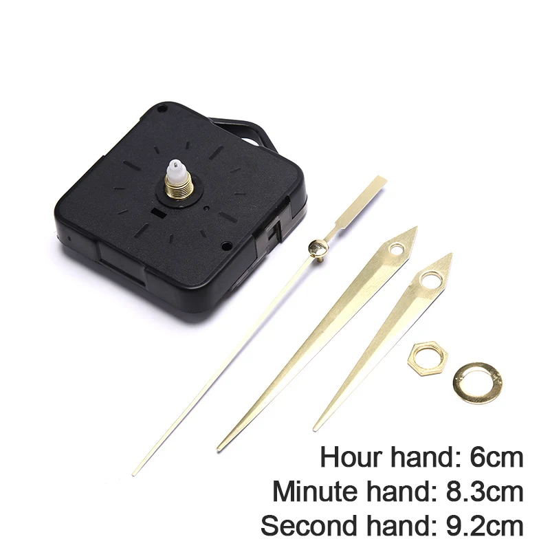 Quartz Clock Movement Mechanism Hands Wall Repair Tool Parts Set DIY Pointer