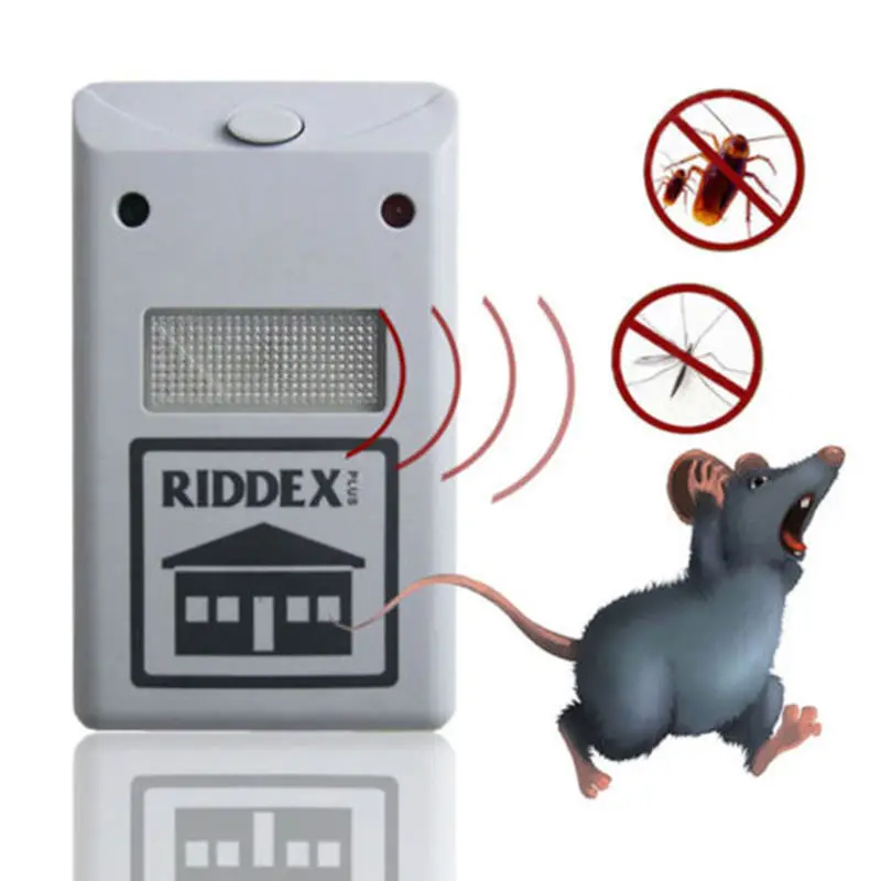 EU/US Plug Electronic Pest Repeller - 1pc Home Ultrasonic & Electromagnetic Rodent Repellent for Mice, Mosquitoes & Insects