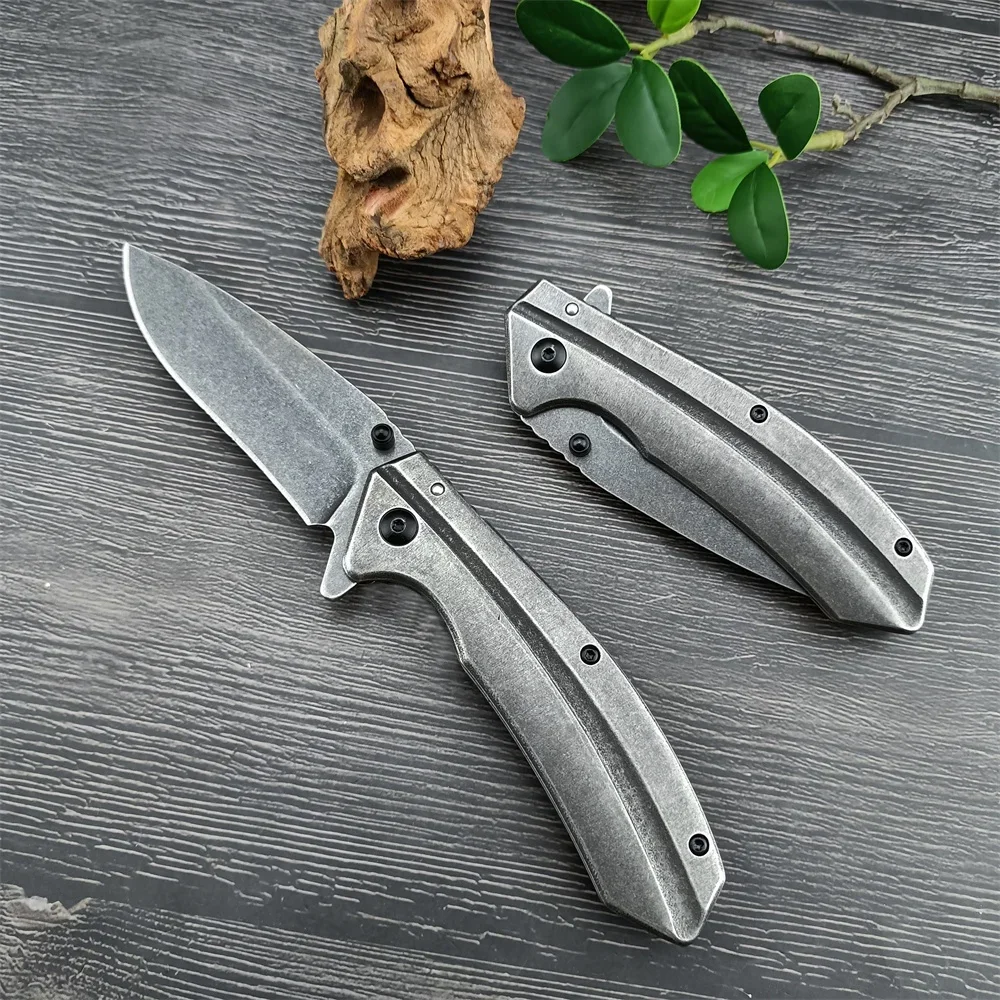 

KS 1306 Filter Blackwash All-steel Flipper Folding Knife Utility Survival Tactical Knife EDC Hunting Self defense Hand Tools