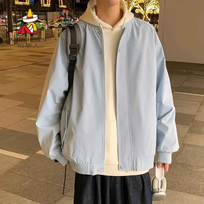 

Men's Pilot Jaet 2025 New Autumn American Baseball orm Outerwear Youth Casual Faion Polyester Windproof Zipper Closure