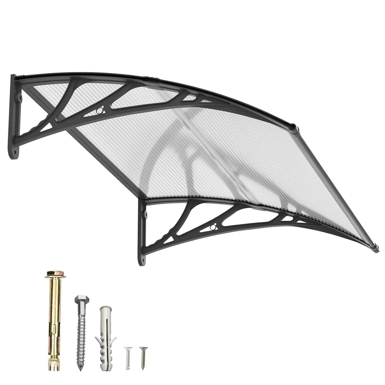 

Навес для окон и дверей 40x48 дюймов, навесы для дверей с поликарбонатным покрытием, защита от УФ-излучения, дождя, снега, солнца, на заказ