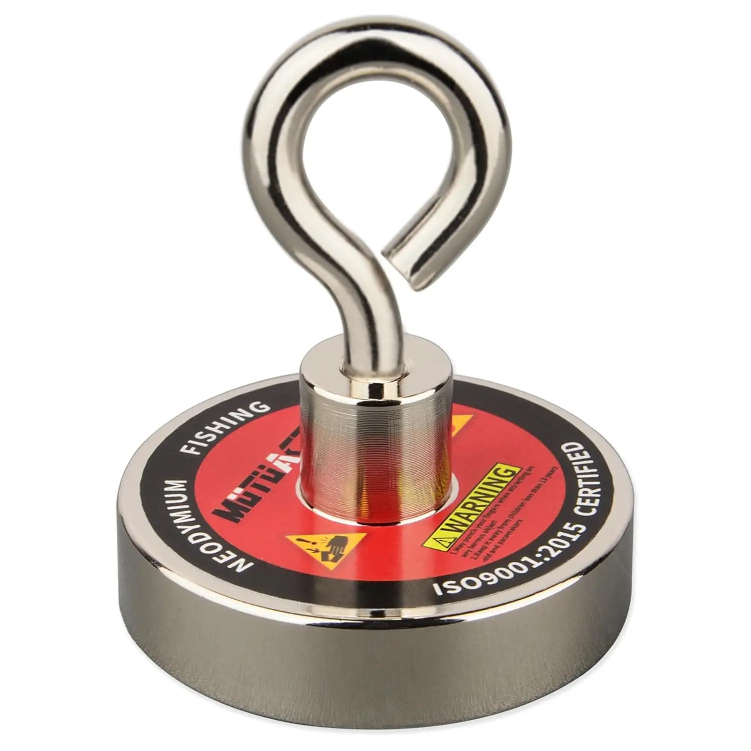 

Супермощный рыболовный магнит, сила тяги 300 фунтов, неодимовый магнит из редкоземельных элементов с креплением-болтом для спасательных работ и восстановления.