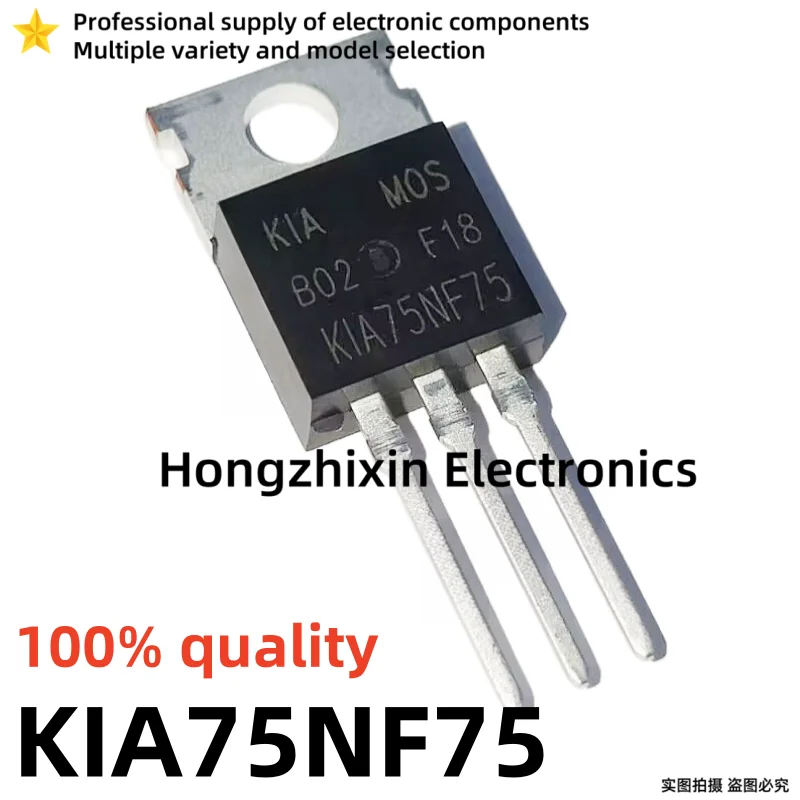 10PCS NEW 100% quality KIA75NF75 75NF75 KIA6035A 6035A KIA3510A 3510A KIA2803A 2803A KIA4N60H 4N60H TO-220 MOSFET